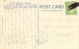 Hotel Sherman - Chicago,Illinois Linen Postcards Back