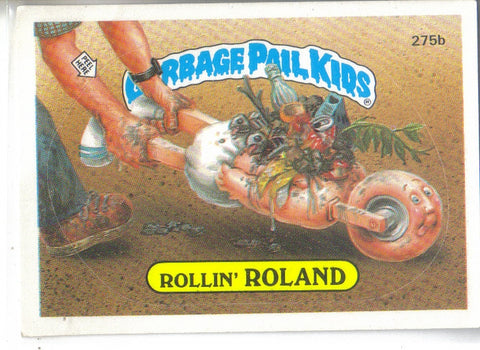 Garbage Pail Kids 1987 #275b Rollin Roland