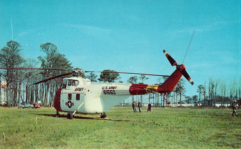 U.S. Army Helicopter - Norfolk,Virginia Vintage Postcards