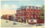 Nepessing Street - Lapeer,Michigan Linen Postcard - Cakcollectibles