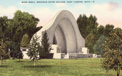 Band Shell,Michigan State College - East Lansing,Michigan