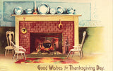 Good Wishes for Thanksgiving Day - Signed Clapsaddle Postcard