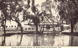 Scene on Saigling Ranch near Plainview,Texas Old Postcard
