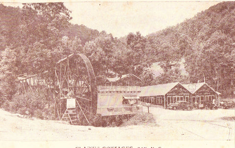 Clark's Cottages - Gay,North Carolina Retro Postcard 