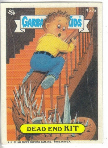 Garbage Pail Kids 1987 #453a Dead End Kit.Buy vintage Garbage Pail Kids Stickers
