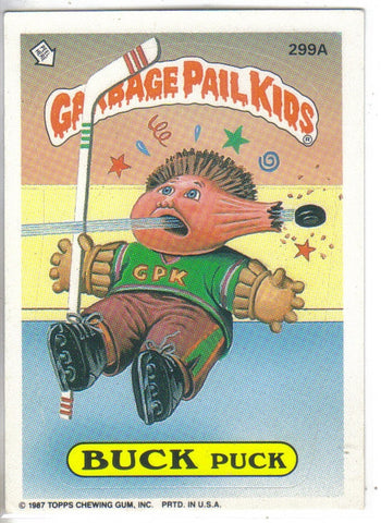 Garbage Pail Kids 1987 #299a Buck Puck