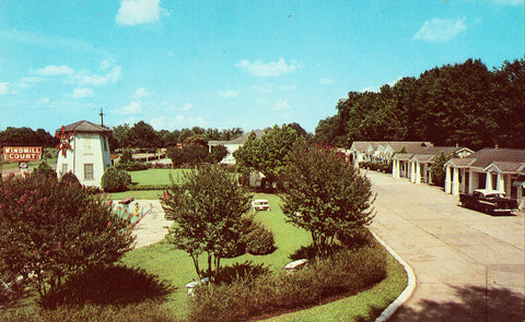 Windmill Motel & Court - Natchez,Mississippi vintage postcard front