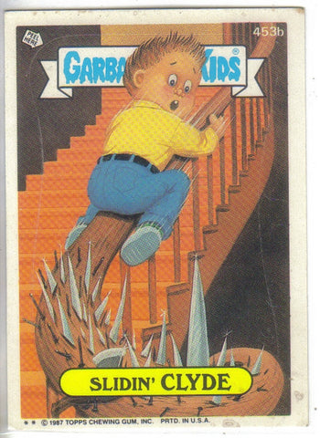Garbage Pail Kids 1987 #453b Slidin' Clyde