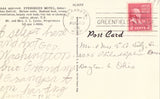 Evergreen Motel - Inkster,Michigan back of card.Low prices on vintage postcards