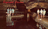 Sequoyah Caverns - Valley Head,Alabama front of vintage postcard.Postcards for sale.