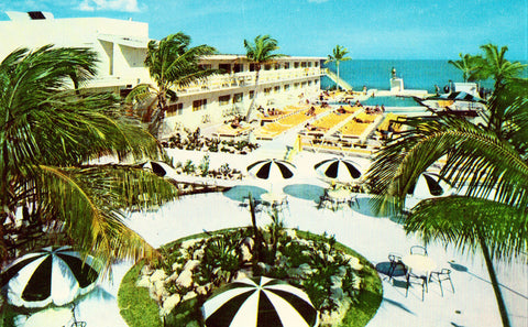 The Golden Nugget - Miami Beach,Florida front of vintage postcard