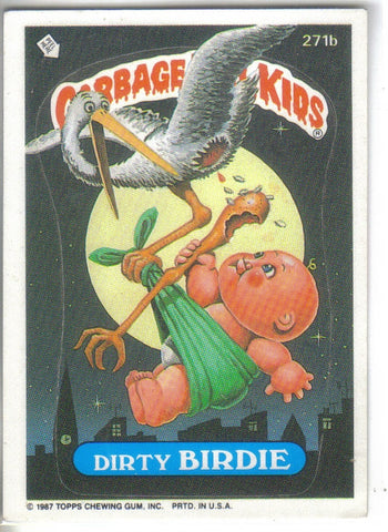 Garbage Pail Kids 1987 #271b Dirty Birdie.Buy GPK stickers here