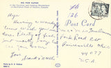 Big Pine Rapids of the French River - Ontario,Canada back of vintage postcard