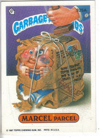 Garbage Pail Kids 1987 #325a Marcel Parcel