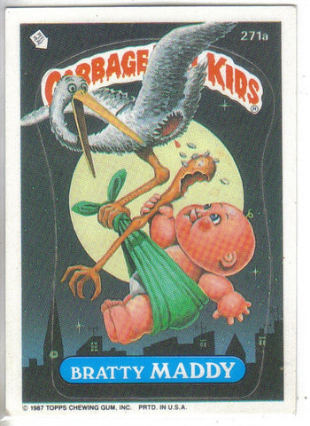 Garbage Pail Kids 1987 #271a Bratty Maddy