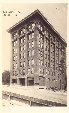 Christie Building - Duluth,Minnesota Vintage Postcard