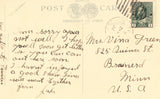 Business Section in Saskatoon,Saskatchewan Vintage Postcard Back