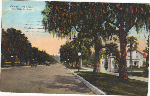 Orange Grove Avenue-Pasadena,California 1927