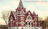 First Methodist Episcopal Church - Rogers,Arkansas Old Postcard