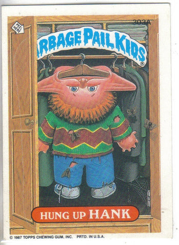 Garbage Pail Kids 1987 #303a Hung Up Hank