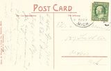 Steamer Manitou off Harbor Point,Michigan Old Postcard Back
