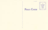 Schoolcraft Memorial Hospital - Manistique.Michigan back of linen postcard