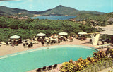 Swimming Pool at Virgin Isle Hilton Hotel - St. Thomas,Virgin Islands.Vintage Postcard Front