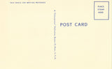 Greetings from Lewiston,Michigan Linen Postcard Back