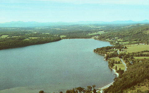 Aerial View of Lake Willoughby - Vermont