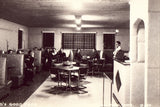 RPPC Front - Interior View of Red's Good Food in Arnolds Park,Iowa