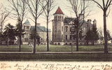 High School - Monroe,Michigan 1908 Postcard Front