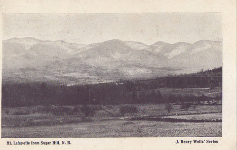 Mt. Lafayette from Sugar Hill,New Hampshire 1910 - Cakcollectibles - 1