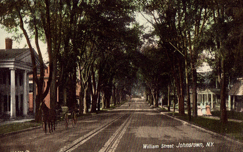 William Street - Johnstown,New York Vintage Postcard Front