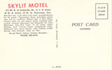 Skylit Motel - Cartersville,Georgia Vintage Postcard Back