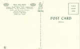 Belle Aire Motel - Gatlinburg,Tennessee Vintage Postcard Back