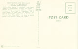 Vintage postcard back.Craig's Motel and Restaurant - Cherokee,North Carolina