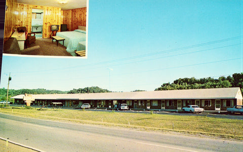 Motel Athens - Athens,Ohio.Vintage postcard front view
