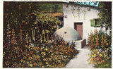 Viintage postcard front.The Old Spanish Oven,Ramona's Marriage Place - San Diego,California