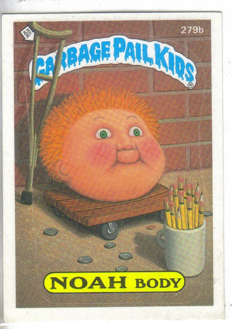 Garbage Pail Kids 1987 #279b Noah Body Garbage Pail Kids