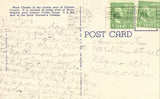 Vintage postcard back.Philips Memorial,State Teachers' College - West Chester,Pennsylvania
