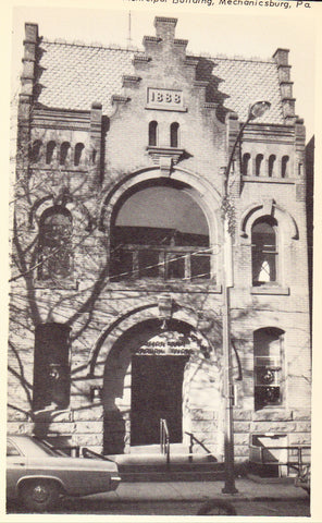 Municipal Building - Mechanicsburg,Pennsylvania.Vintage postcard front