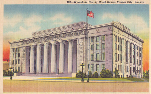 Wyandotte County Court House-Kansas City,Kansas - Cakcollectibles - 1