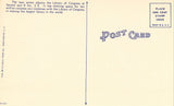 Congressional Library Annex - Washington,D.C. Linen Postcard Back