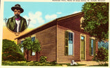 Vintage postcard front Home of Jesse James - St. Joseph,Missouri