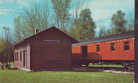 Railroad Depot,Stonefield Village-Cassville,Wisconsin - Cakcollectibles - 1