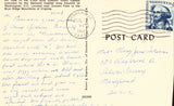 Vintage post card back.Aerial View of Goshen Scout Camps - Virginia
