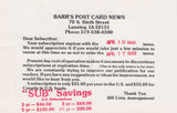 Barr's Post Card News-1989 - Cakcollectibles - 2