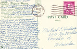 Vintage postcard back.Pilgrim Haven Home - Los Altos,California