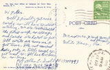 Vintage Postcard Back - Post Office at Sampson Air Force Base - Geneva,New York