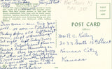 Vintage postcard back Deer Dale Motor Court  - Port Jervis,New York
